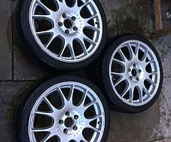 19" BBS Motor sport rims & tyres - Image 7/10