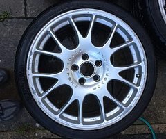 19" BBS Motor sport rims & tyres - Image 8/10