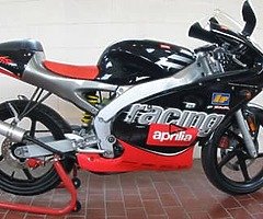 Thinking about getting back into bikes again and would really be looking for a we aprilla rs50 to be