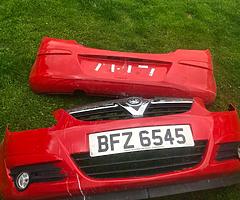 Corsa d front and back bumpers