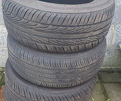 4- 215/55/16 tyres