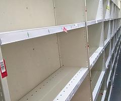 8ft Shelving for Sale - 21 ends x 120 shelves