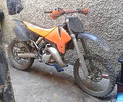 Ktm125 sx 2000 for sale withe trailer £950