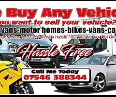 We buy any vehicle