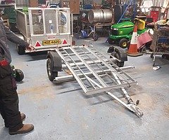 Three bike trailer