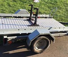 3 bike galvanised trailer with risk racing lock&load - Image 3/6