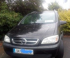 Opel Zafira 04 NCT and Tax