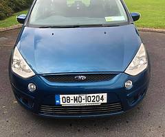 2008 Ford Smax 7 seater , diesel Nct 26/06/20