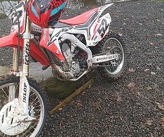 Crf 450 2015 open to swap for decent car