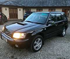 2003 Subaru Forester 2.0XT - Metallic Black.