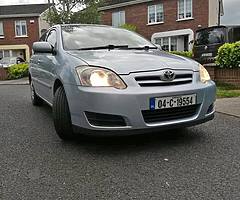 Toyota Corolla 2004 new nct