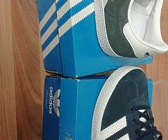 2 pairs of gazelle brand new never worn to big for wee boy lost recipe size 2...