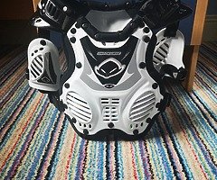 Kids motocross body protectors