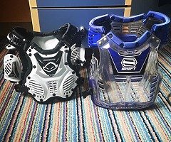 Kids motocross body protectors