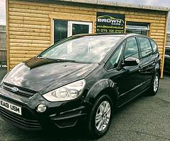 2013 Ford S Max TDCI 1.6 Zectec 7 Seater ****Finance Available £39 Per Week**** .
