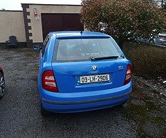 Blue 1.2 skoda fabia 03