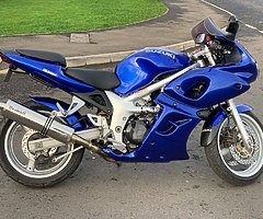 Blue 2002 Suzuki SV650S for sale, may swap or P/X