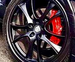 22” Satin Black Porsche Alloy Wheels (NO TYRES)