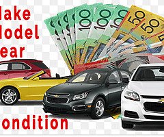 Cash for Cars we buy all types of vehicles .