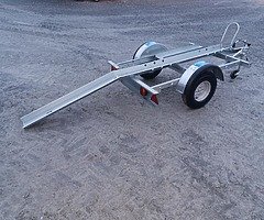 Single bike trailer