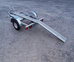 Single bike trailer