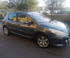 Peugeot 307 1.6hdi manual nct 04/20 + tax 10/19 low miles 107574