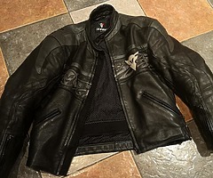 Men's Dainese leather bike jacket