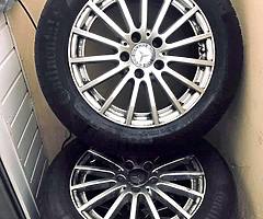 16” Mercedes Alloys with Tyres