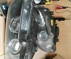 2* e46 coupe headlights with hid kit