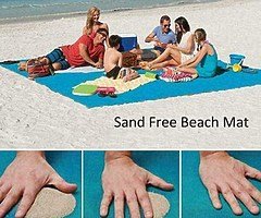Large Sand Free Beach Mat Rug Size 200cm X 150cm – Heat Resistant & Sand Proof Your Beach Buddy 