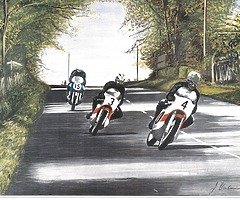 PRINT - 1967 Ulster Grand Prix Print - Isle of Man TT Ulster Grand Prix NW200 Joey Dunlop IOM TT