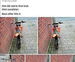 Stolen ktm 65