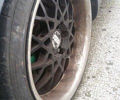 18inch bbs wheels, 5x112 fitment - Image 2/3