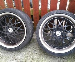 18inch bbs wheels, 5x112 fitment - Image 3/3