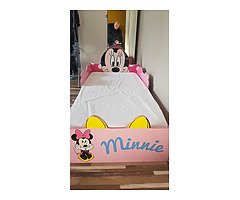 Vand pat double€125,single€70,kids girl bed minnie mouse€100 .patul dublu, single si kids au saltele