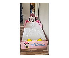 Vand pat double€125,single€70,kids girl bed minnie mouse€100 .patul dublu, single si kids au saltele - Image 3/10