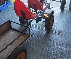 Bergan gokart and trailer - Image 4/4