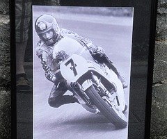 BARRY SHEENE Professional Framed PHOTO Isle of Man TT NW200 Ulster Grand Prix IOM TT BSB Motogp WSB - Image 4/4