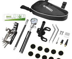 ike Tyre Repair Kit with Mini Bike Pump with High Pressure Gauge 210 PSI,16-in-1 Bicycle Repair Tool - Image 10/10