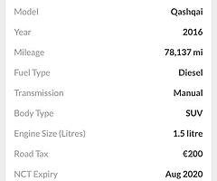 2016 Nissan Qashqui Finance this car from €64 P/W - Image 10/10