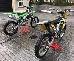 2017 kawasaki kxf 250 and 2015 Rmz 250 for sale - Image 5/10