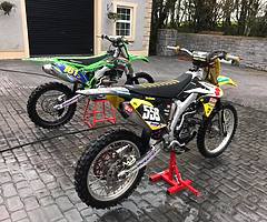 2017 kawasaki kxf 250 and 2015 Rmz 250 for sale - Image 7/10