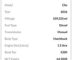 2016 Renault Clio Finance this car from €34 P/W - Image 10/10