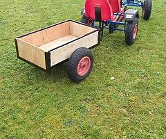 Bergan gokart second seat and trailer - Image 2/4