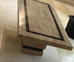 Marble coffee table - Image 4/4