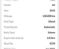 2015 Audi A4 Finance this car from €64 P/W - Image 10/10