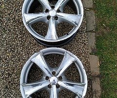 4 Item of alloy wheels for renowation