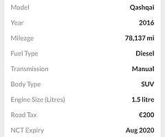 2016 Nissan Qashqui Finance this car from €64 P/W - Image 10/10