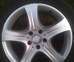 Mercedes original alloys 17inch 5×112 - Image 4/6