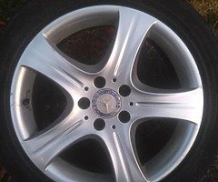 Mercedes original alloys 17inch 5×112 - Image 6/6